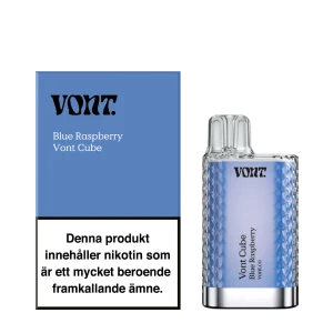 Blue-raspberry-vont-vapespecialisten-2.webp Vont Cube | Engångs Vape | 20mg/ml