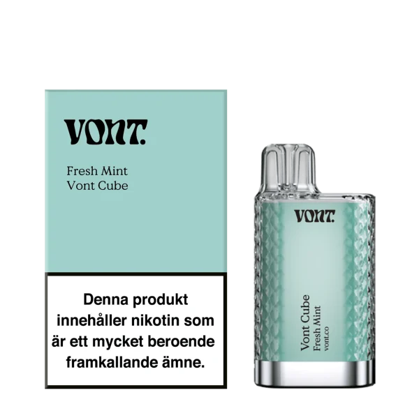 Fresh-mint-vont-vapespecialisten-1.webp Vont Cube | Engångs Vape | 20mg/ml