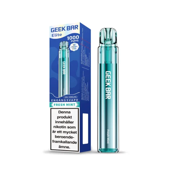 GEEK-BAR-Fresh-Mint-vapespecialisten.webp Geek Bar | Engångs Vape | 20mg/ml