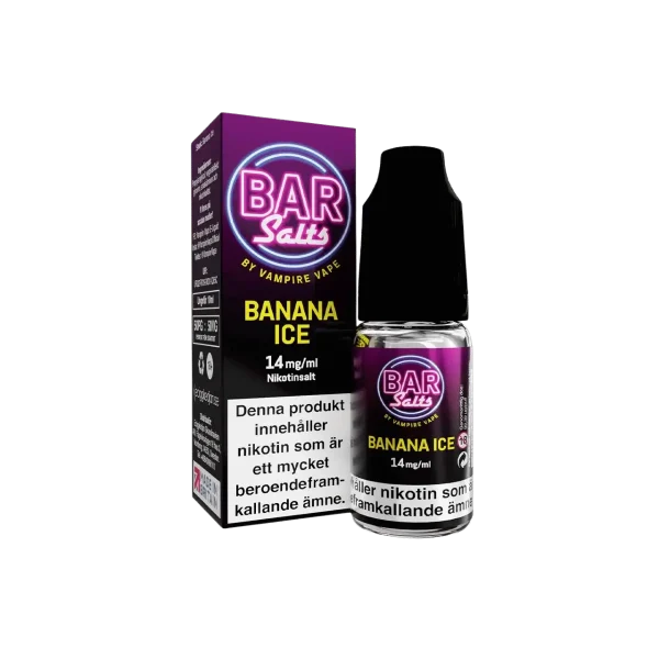 bar-salts-banana-ice-10ml-e-juice-14mg-saltnikotin-vapespecialisten.jpg.webp Bar Salt | E-juice 10ml/14mg