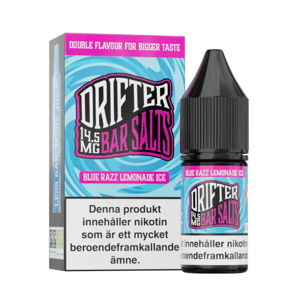 drifter-salts-blue-raz-lemonade-ice-vapespecialisten.webp Drifter Bar Salt | E-juice10ml/14.5mg