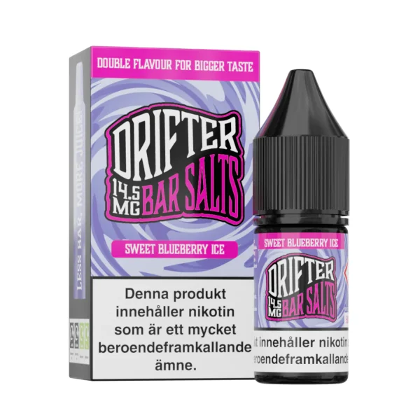 drifter-salts-sweet-blueberry-ice-vapespecialisten.webp Drifter Bar Salt | E-juice10ml/14.5mg