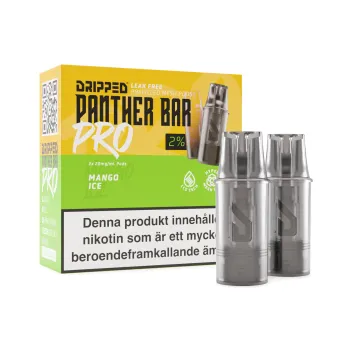 dripped-panther-bar-pro-pods-20mg-vape-pod-system-mango-ice-vapespecialisten.webp Panther Bar Pro - | Engångs Pod | 20mg/ml