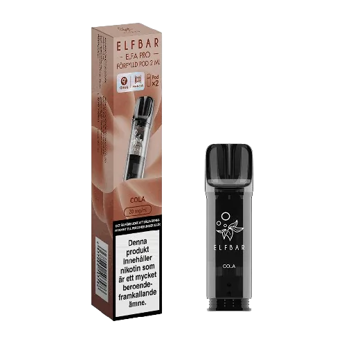 elfa-cola_grande-vapespecialisten.webp Elfa Pro Pod Kit | Engångs pod- 2 Pack | 20mg/ml