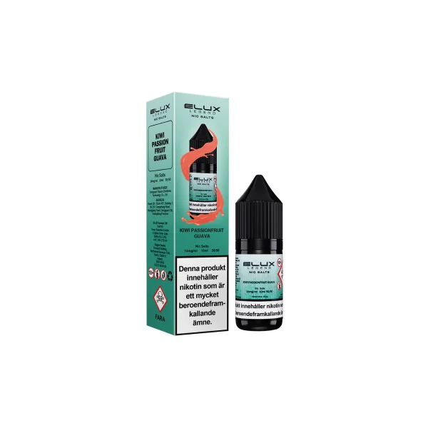 elux-legends-kiwi-passionfruit-guava-10ml-e-juice-14mg-saltnikotin-vapespecialisten.webp Elux Salt | E-juice 10ml/14mg