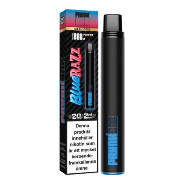 frunk-bar-blue-razz-vapespecialisten-1.webp Frunk Bar | Engångs Vape | 20mg/ml