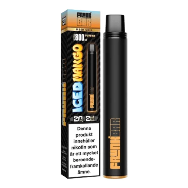 frunk-bar-ice-mango-vapespecialisten-1.webp Frunk Bar | Engångs Vape | 20mg/ml