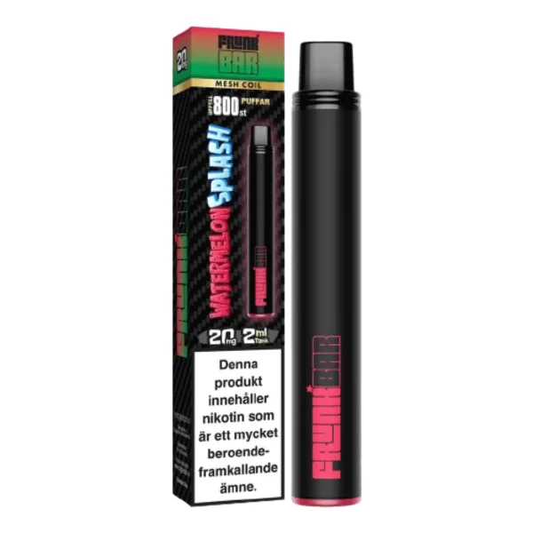 frunk-bar-watermelon-splash-vapespecialisten-1.webp Frunk Bar | Engångs Vape | 20mg/ml