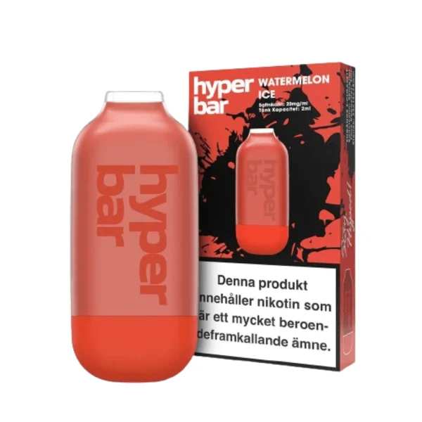 hyper-bar-mesh-watermelon-ice-vapespecialisten-1.webp Hyper Bar | Engångs Vape | 20mg/ml