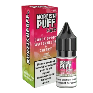 moreish-puff-candy-watermelon-cherry.webp Moreish Puff | E-juice 10ml/10mg