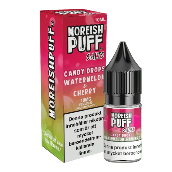 moreish-puff-candy-watermelon-cherry.webp Moreish Puff | E-juice 10ml/10mg