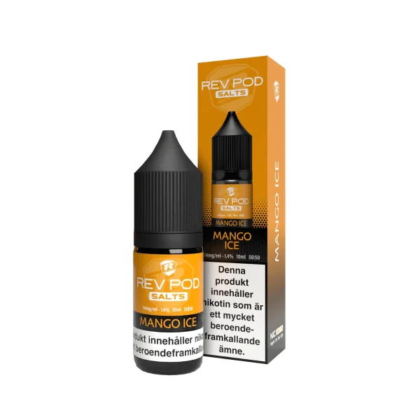 rev-pod-salts-mango-ice-vapespecialisten.webp Rev Pod Salt | E-juice 10ml/14mg