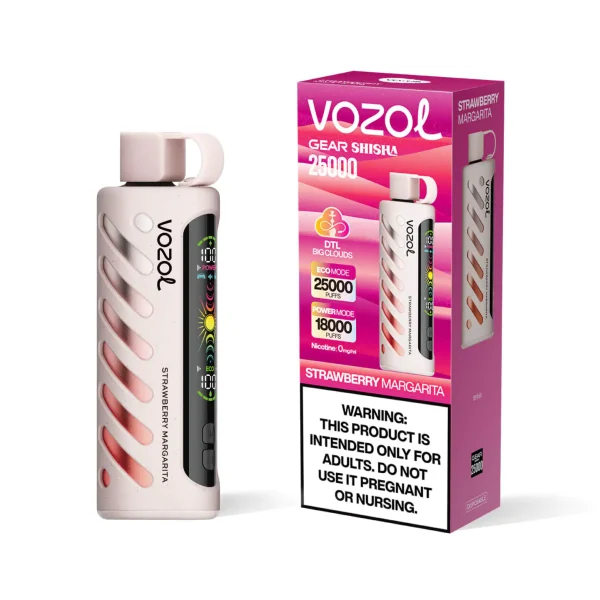 vozol-gear-shisha-25000-strawberry-margarita-vapespecialisten.webp Vozol Gear Shisha | Engångs Vape | 0mg/ml | 5%/ml Metatine | 25.000
